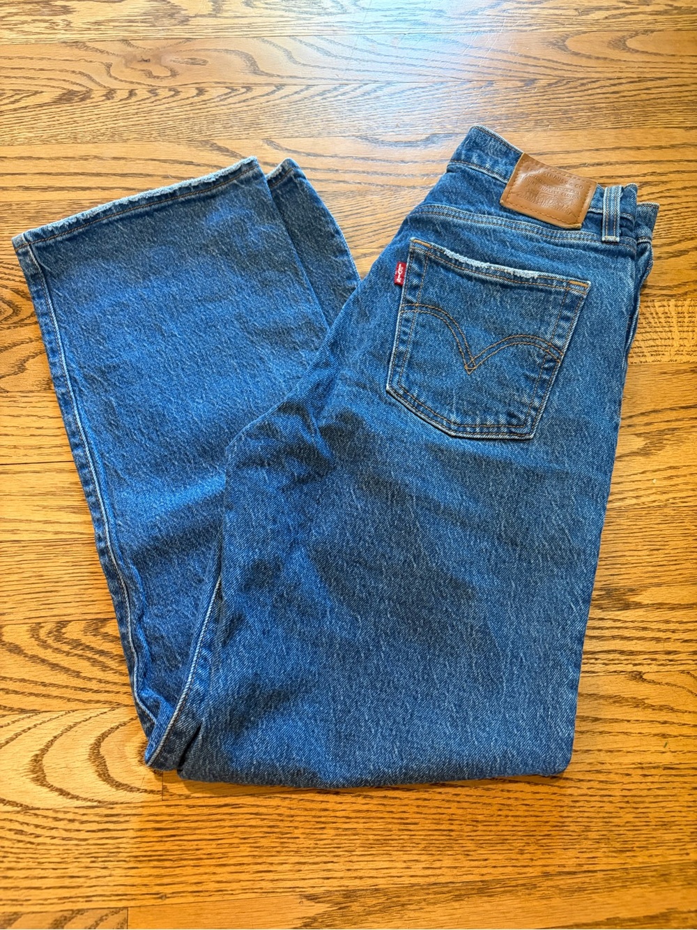 Levi’s Jeans Ribcage Straight Ankle Blue